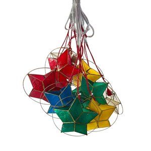 Kumukutikutitap Parol na Capiz Mini Stars 10 pcs per Set